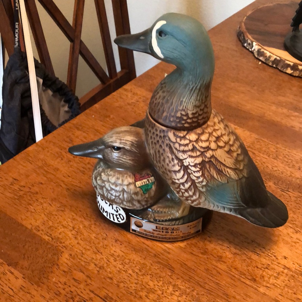 Ducks unlimited James & Beam bottle